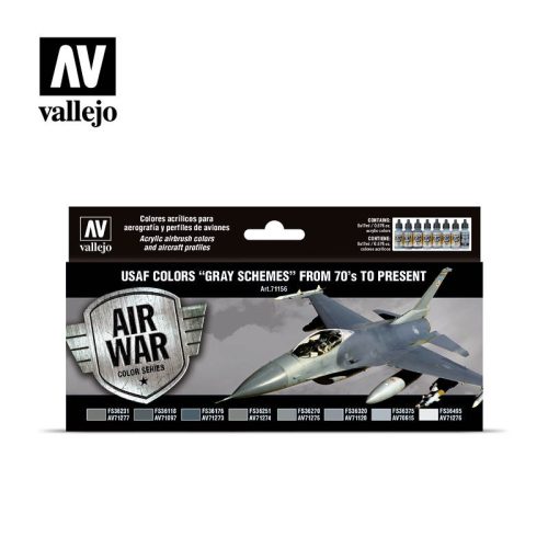 Vallejo - Model Air - USAF Colors Grey Schemes Paint set