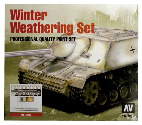 Vallejo - Winter Weathering (9) + 2 Brushes