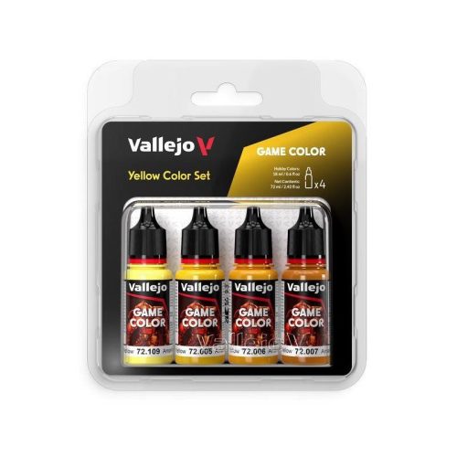 Vallejo - Game Color - Yellow Color Set