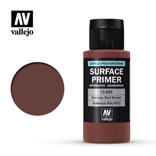 Vallejo - Surface Primer - Ger. Red Brown 60 ml.