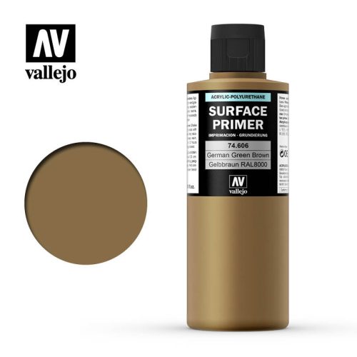 Vallejo - Surface Primer - Ger. Green Brown 200 ml.