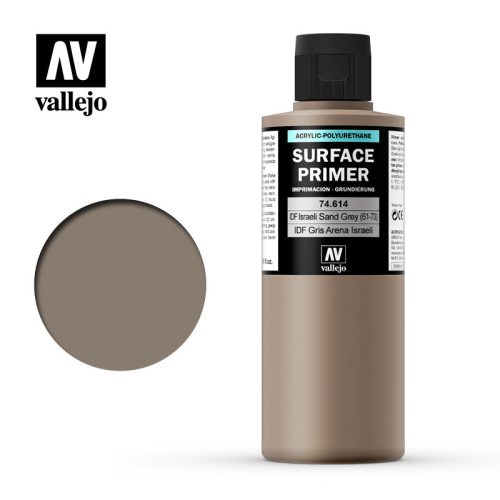 Vallejo - Surface Primer - IDF Israelí Sand Grey 61-73  200 ml.