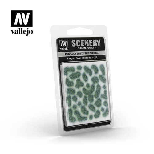 Vallejo - Scenery - Fantasy Tuft - Turquoise 6 mm