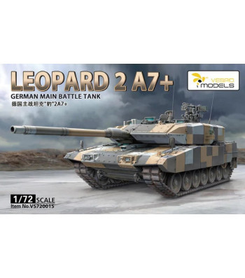 Vespid models - German Main Battle Tank Leopard 2 A7And Metal Barrel And Metal Tow Cable