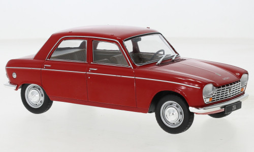 WHITEBOX - 1:24 Peugeot 204, red, 1968 - WHITE BOX