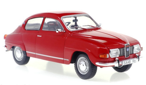 WHITEBOX - 1:24 Saab 96 V4, red, 1970 – WHITE BOX