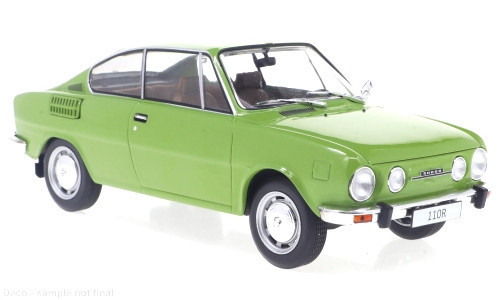 WHITEBOX - 1:24 Skoda 110R Green 1959 - WHITE BOX