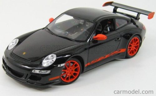 Welly - Porsche 911 997 Gt3Rs 2010 Black Orange