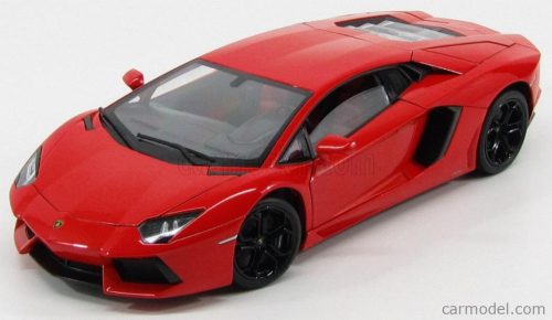 Welly - Lamborghini Aventador Lp700-4 2011 Arancio Argos - Orange Met