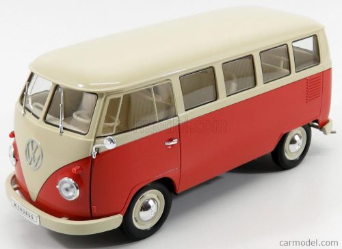 Welly - Volkswagen T1 Minibus 1963 Red Cream