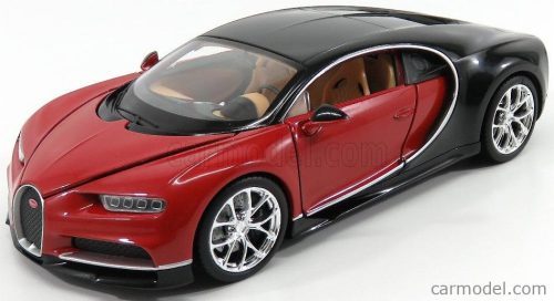 Welly - Bugatti Chiron Le Patron 2016 Italian Red - Nocturne Black