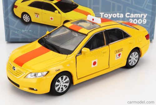 Welly - Toyota Camry Taxi Tokio Japan 2009 - Damage Card Box Yellow