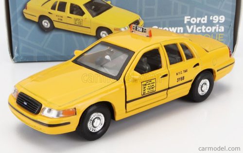 Welly - Ford Usa Crown Victoria Taxi New York Usa 1999 - Damage Card Box Yellow