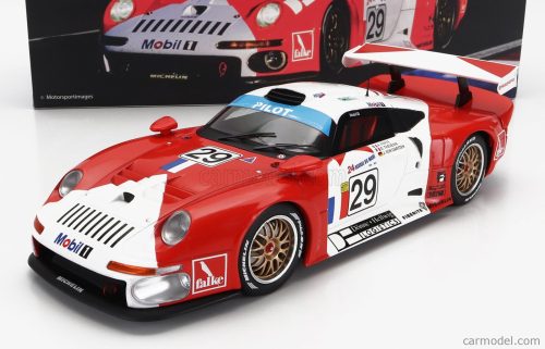 Werk83 - Porsche 911 Gt1 3.2L Turbo Team Societe Jb N 29 24H Le Mans 1997 A.Ferte - J.Von Gartzen - O.Thevenin Red White