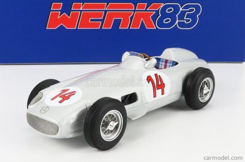 Werk83 - Mercedes Benz F1 W196 N 14 2Nd Belgium Gp 1955 Stirling Moss Silver