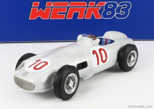 Werk83 - Mercedes Benz F1 W196 N 10 Winner Belgium Gp World Champion 1955 Juan Manuel Fangio Silver