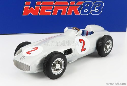 Werk83 - Mercedes Benz F1 W196 N 2 Monaco Gp World Champion 1955 Juan Manuel Fangio Silver