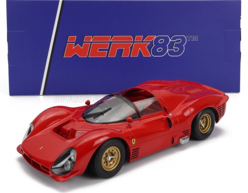 Werk 83 - FERRARI 330 P3 4.0L V12 SPIDER PLAIN BODY VERSION OPEN ROOF 1966 RED