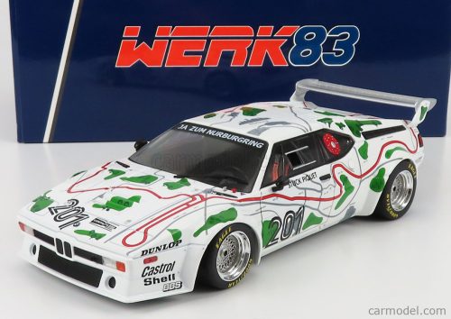 Werk83 - Bmw M1 (E26) Team Bmw Motorsport N 201 3Rd 1000 Km Adac Nurburgring 1980 N.Piquet - H.J.Stuck White Green Red