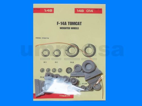 Wheelliant - F-14A Tomcat weighted wheels f.Tamiya