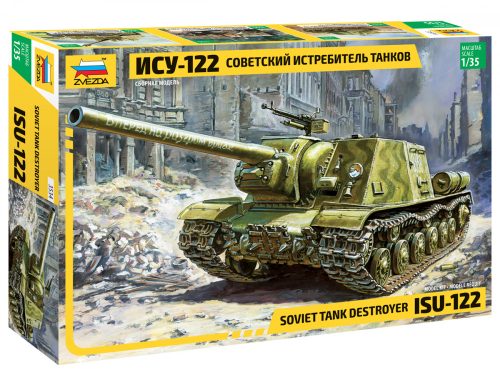 Zvezda - Military ISU-122 /RR/ 1:35 (3534)