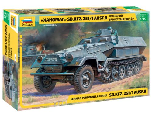 Zvezda - Hanomag Sd.Kfz. - 251/1 Ausf B German Personnel Carrier (3572)