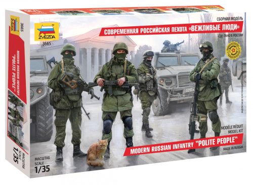 Zvezda - Modern Russ. Infantry Military 1:35 (3665)