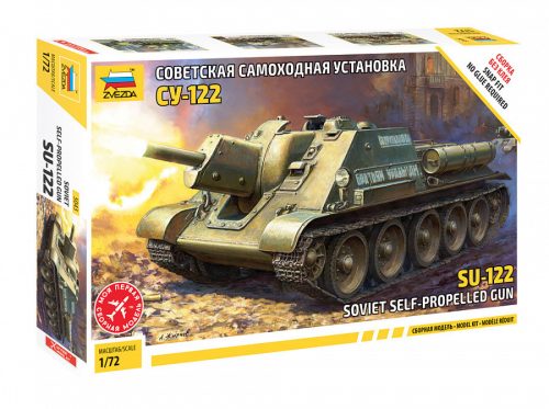 Zvezda - SU-122 Soviet Tank Destroyer 1:72 (5043)