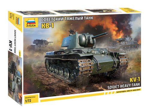 Zvezda - 1:72 Soviet Heavy Tank KV-1 WWII