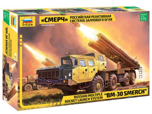 Zvezda - 1:72 Russian multiple launch rocket system "Smerch"