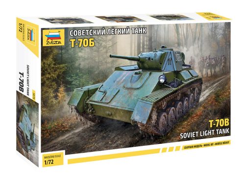 Zvezda - 1:72 Soviet Light Tank T-70B