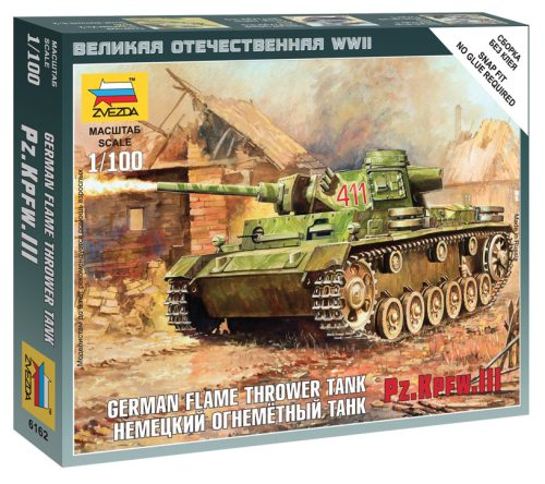 Zvezda - Panzer III Flamethrower Tank 1:100 (6162)