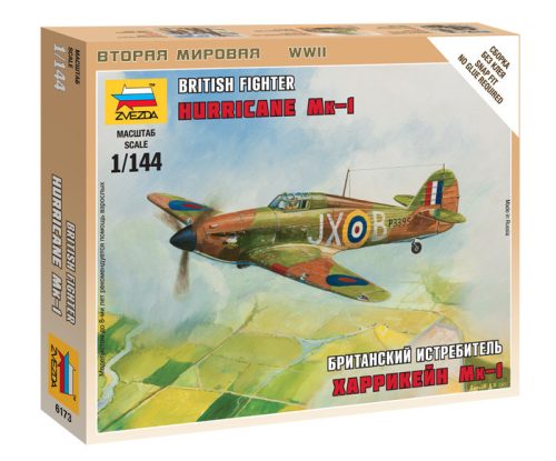 Zvezda - British Fighter 'Hurricane Mk-1' 1:144 (6173)