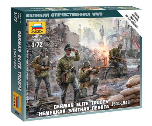 Zvezda - German Elite Troops /1939-43/ (6180)