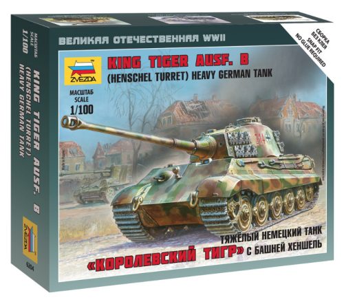 Zvezda - Sd. Kfz. 182 King Tiger Henschel 1:100 (6204)