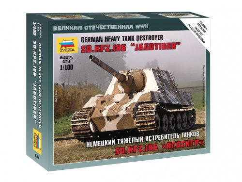 Zvezda - Sd. Kfz. 186 Jagdtiger Military Small Sets 1:100 (6206)