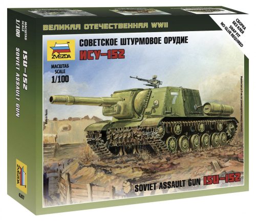 Zvezda - Soviet Self-Propelled Gun Isu-152 1:100 (6207)