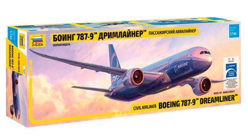 Zvezda - Boeing 787-9 Dreamliner - Long Fuselage 1:144 (7021)