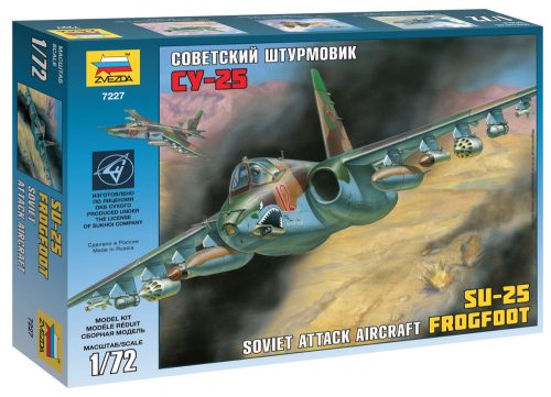 Zvezda - Soviet Attack Aircraft SU-25 Frogfoot 1:72 (7227)