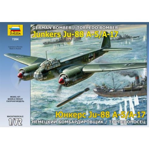 Zvezda - 1:72 Junkers Ju 88A-5/A-17