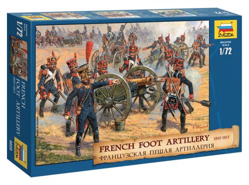 Zvezda - French Foot Artillery /1812-14/ 1:72 (8028)